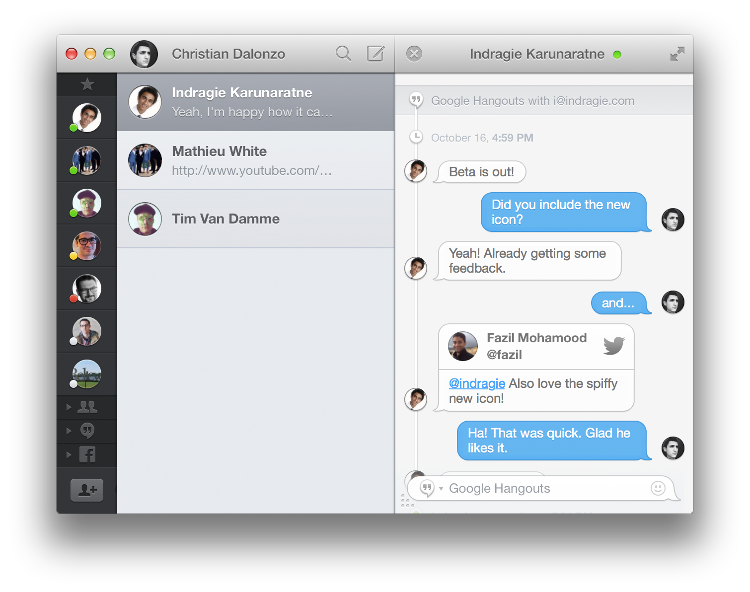 Imessage for mac
