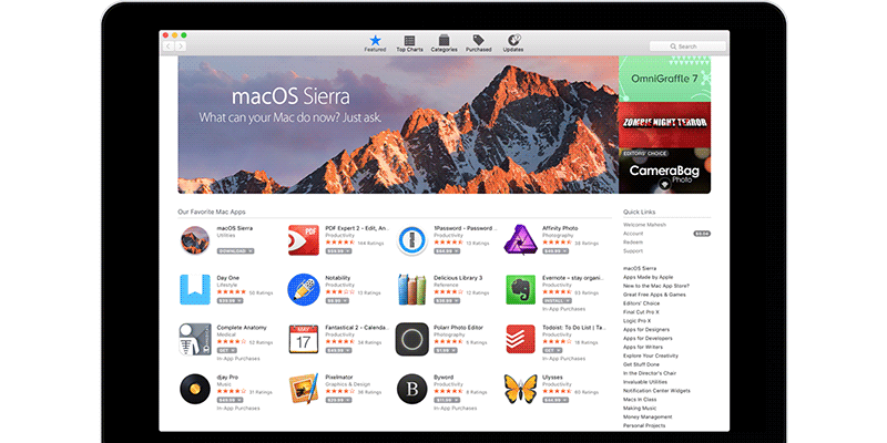 Apps store for mac