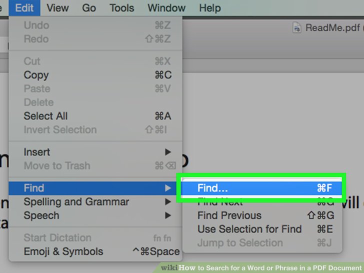 How To Search A Document For A Word On A Mac